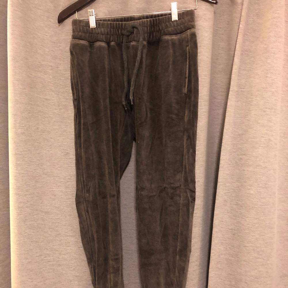 Fuzzy Grey Joggers